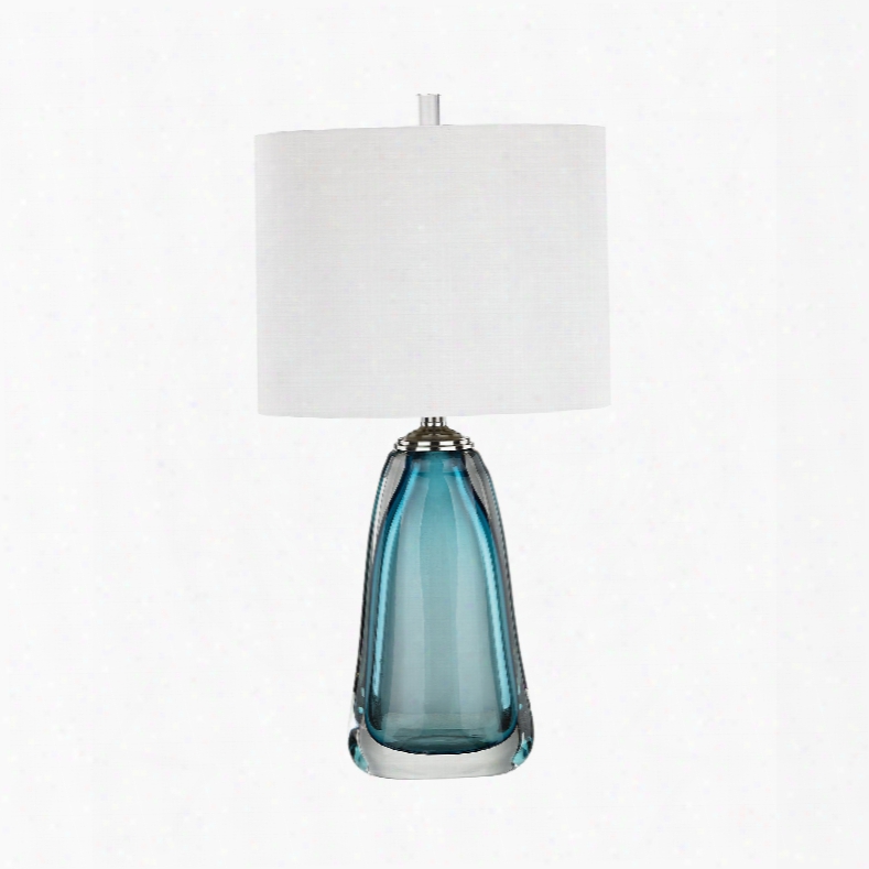 Dimond Lighting Ms. Poole 1-light Table Lamp In Blue