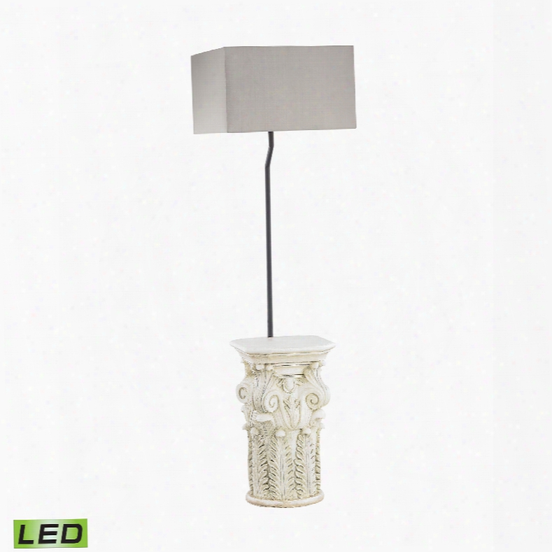 Dimond Lighting Patras 1-light Outdooor Floor Lamp In Antique White