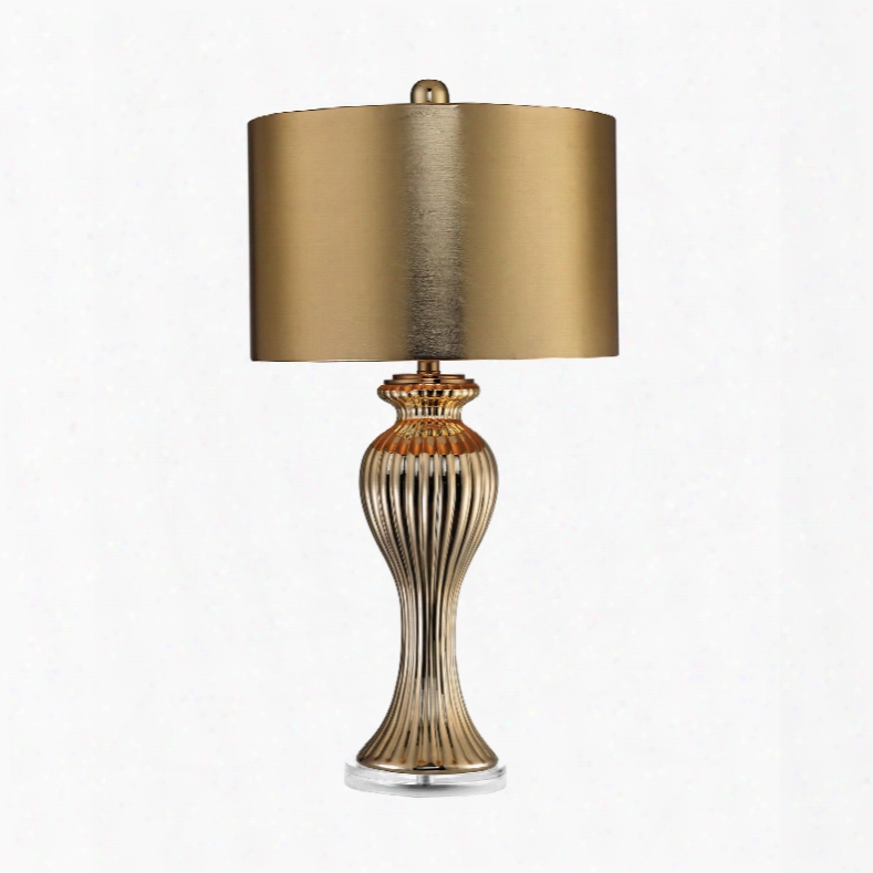 Dimond Lighting Ribbed Tulip 1-light Table Lamp