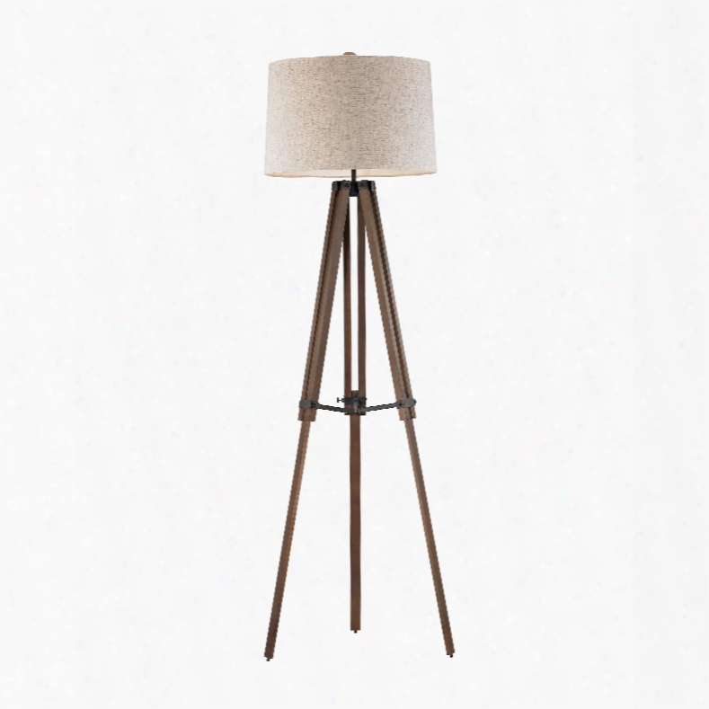 Dimond Lighting Wooden Brace 1-light Floor Lamp