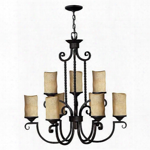 Hinkley Lighting Casa 2 Tier 9-light Chandelier