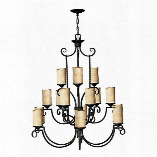 Hinkley Lighting Casa 3 Tier 15-light Chandelier