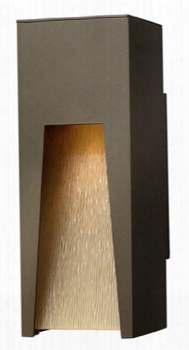 Hinkley Lighting Kube Small Rectangular Outdoor Wall Sconce - Dark Sky