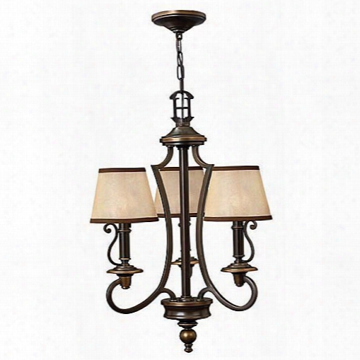 Hinkley Lighting Plymouth 3-light Chandelier