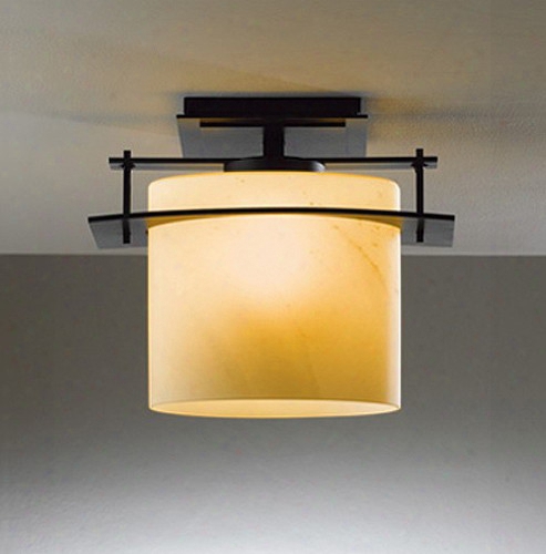 Hubbardton Forge Medium Ellipse Outdoor Semi-flush Light