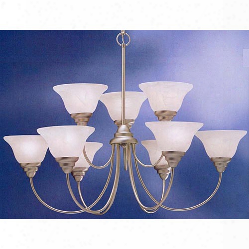 Kichler Telford 9-light Brushed Nickel Chandelier