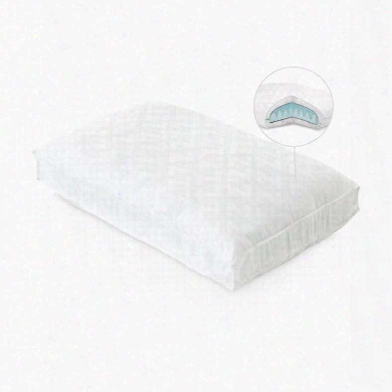 Malouf Z Convolution Gel Dough Lowloft King Size Pillow