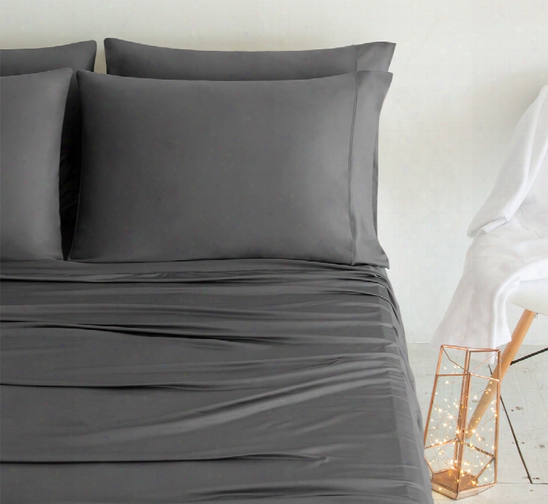 Sheex Luxury Copper King Sheet Set In Gray