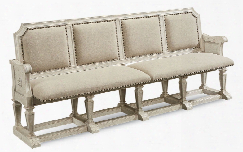 Art Furniture Arch Salvage Becket Dining Bench In Cirrus