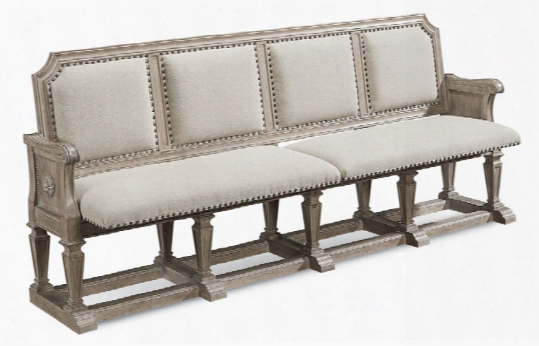 Art Furniture Arch Salvage Becket Dining Bench In Parchment