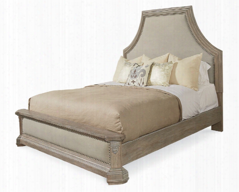 Art Furniture Arch Salvage Bryce Queen Upholstered Bed In Parchment