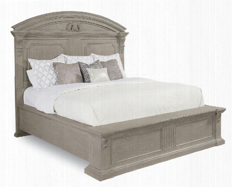 Art Furniture Arch Salvage Chambers Queen Panel Bed In Mist