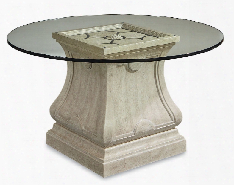 Art Furniture Arch Salvage Leoni 54" Round Dining Table In Cirrus