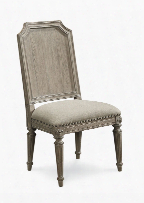 Art Furniture Arch Salvage Mills Side Chair In Parchment