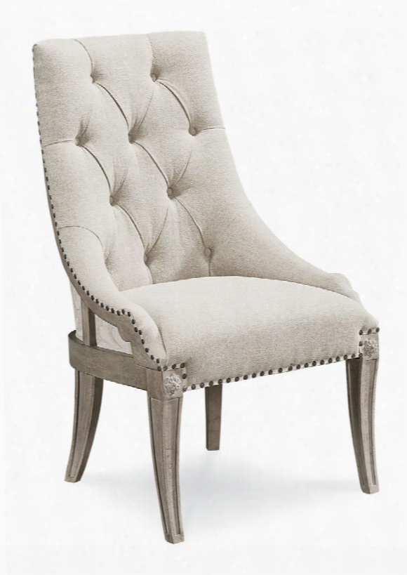 Art Furniture Arch Salvage Reeves Host Chair In Parchment