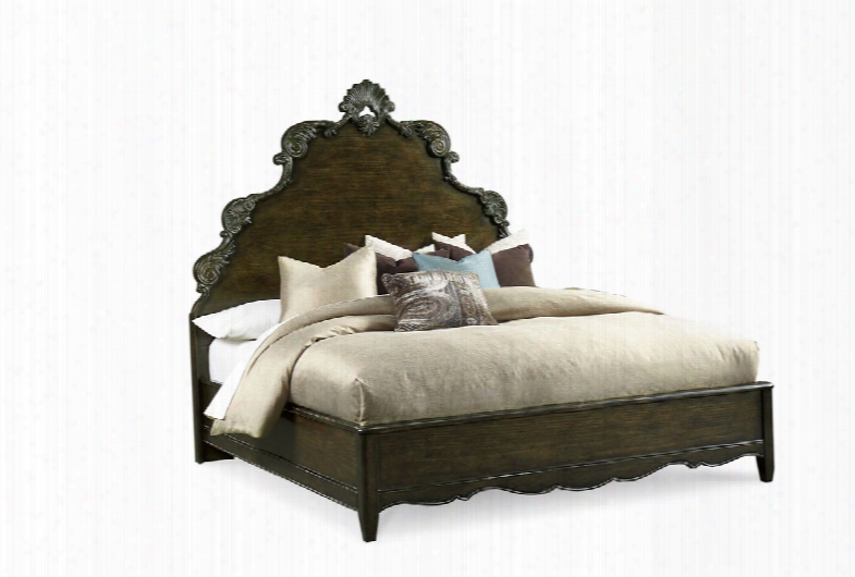 Art Furniture Continental California King Panel Bed In Espresso