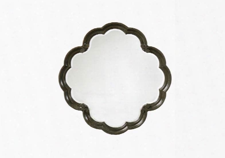 Art Furniture Continental Round Mirror In Espresso