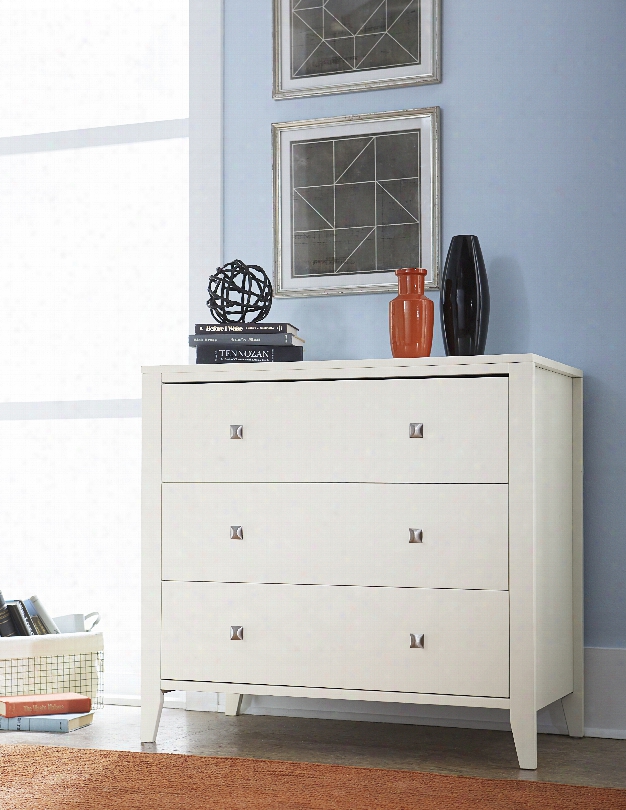 Hillsdale Kids Pulse 3 Drawer Chest In White