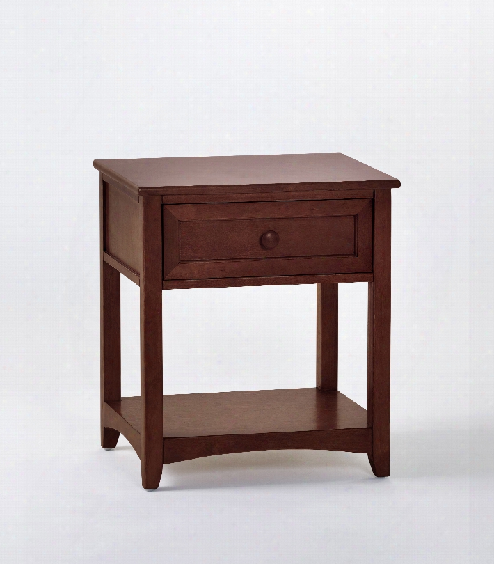 Hillsdale Kids Schoolhouse 1 Drawer Nightstand Ib Cherry