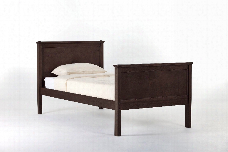 Hillsdale Kids Schoolhouse Casey Twin Bed In Chocolate