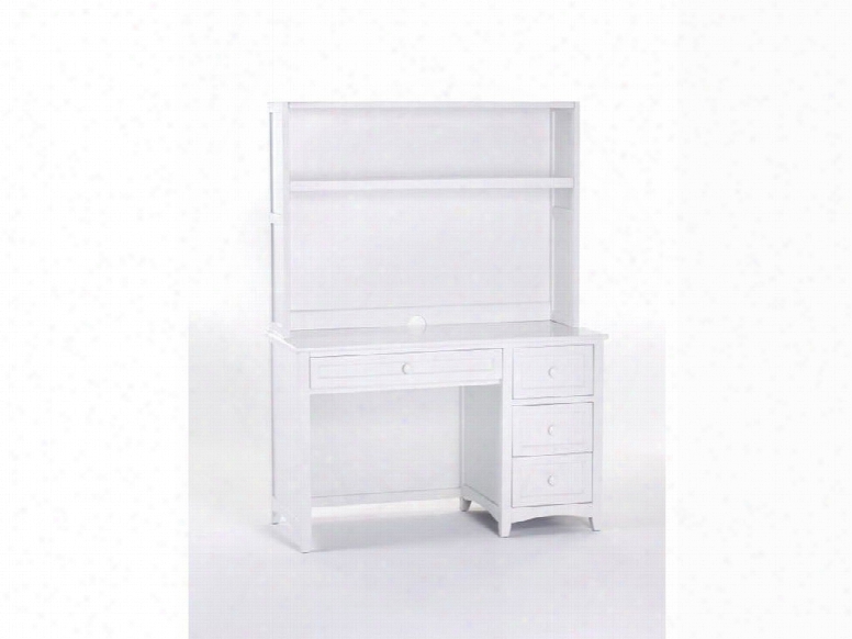 Hillsdale Kidds Schoolhouse Desk Hutch In White