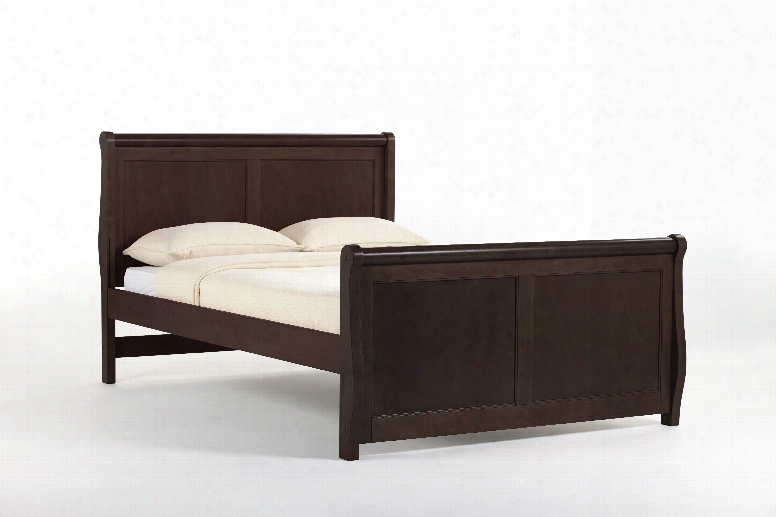 Hillsdale Kids Schoolhouse Full Sleigh Bed In Chocolate