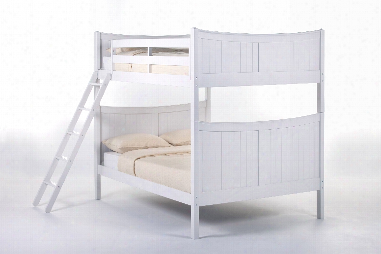 Hillsdale Kids Schoolhouse Taylor Full Over Full Bunk Bed In White