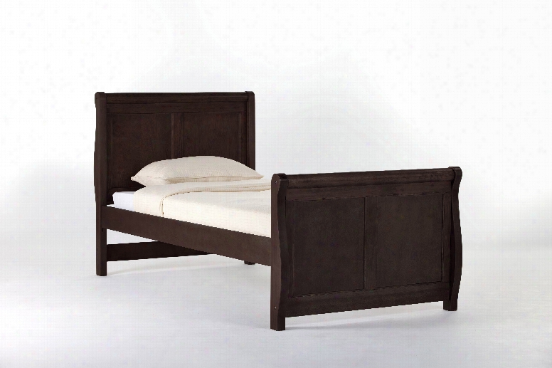 Hillsdale Kids Schoolhouse Twin Sleigh Bed In Chocolate