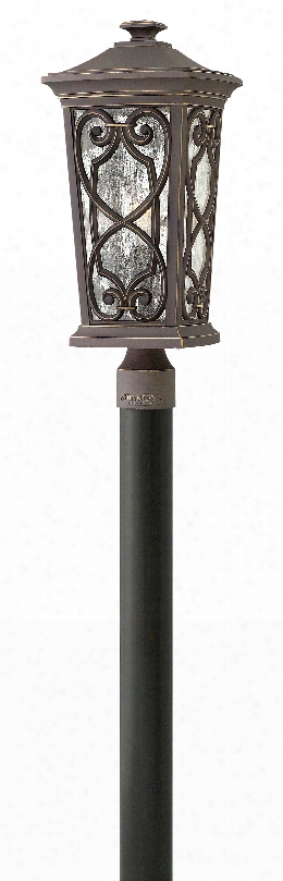 Hinkley Lighting Enzo 1-light Outdoor Flush-mount In Oil Rubbed Bronze