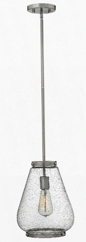 Hinkley Lighting Finley 1-light Mini-pendant In Brushed Nickel