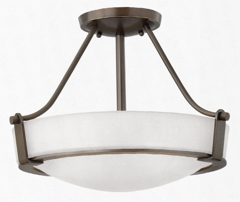 Hinkley Lighting Hathaway 3-light Semi-flush Mount