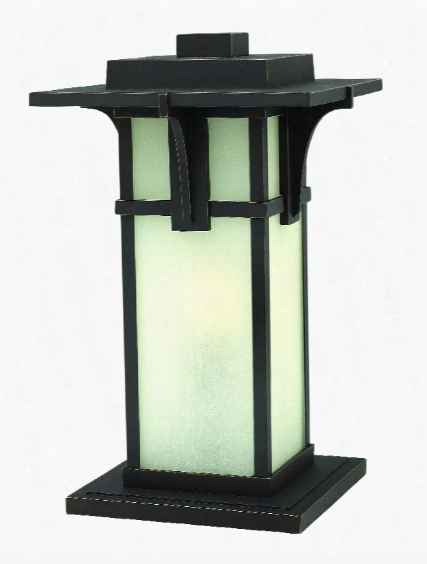 Hinkley Lighting Manhattan 1-light Outdoor Extra Large Post Top Latern In Oil Rubbed Bronze