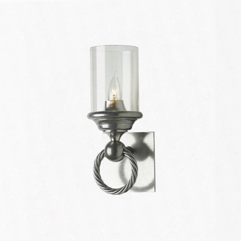 Hubbardton Forge Cavo 1 Light Small Sconce In Vintage Platinum