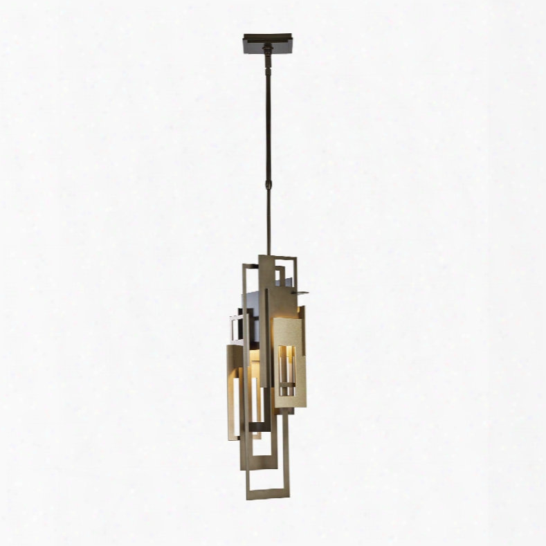 Hubbardton Forge Collage 1 Light Mahogany Mini Pendant