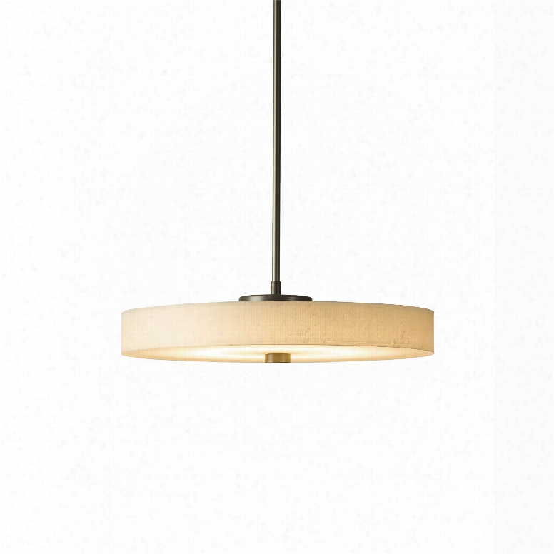 Hubbardton Forge Disq Long Large Led Pendant In Black