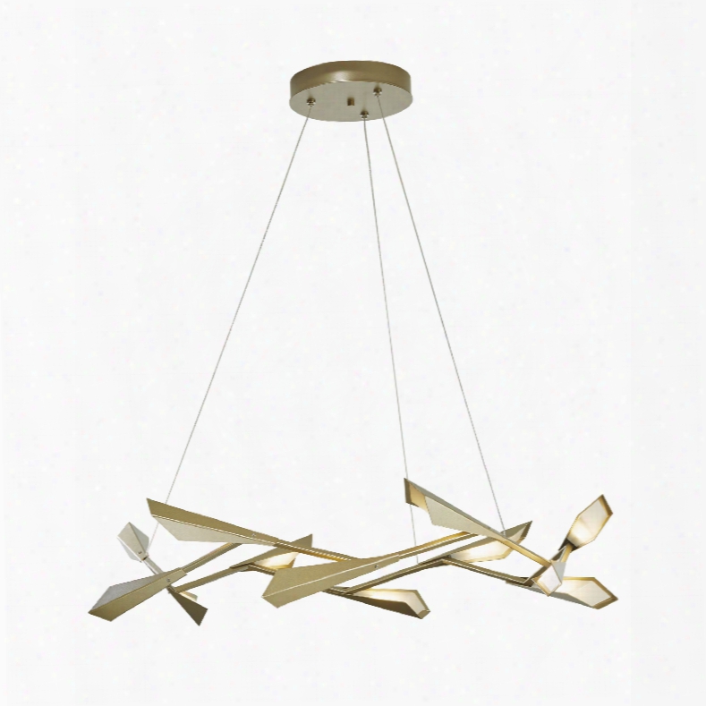 Hubbardton Forge Quill Vintage Platinum Pendant