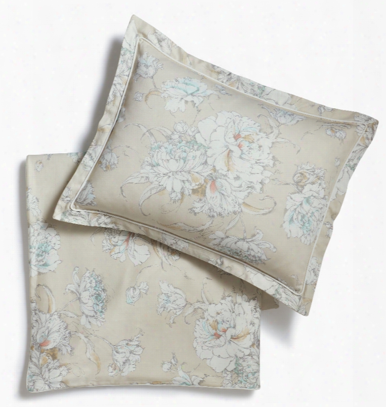 Peacock Alley Flora Printed Boudoir Sham