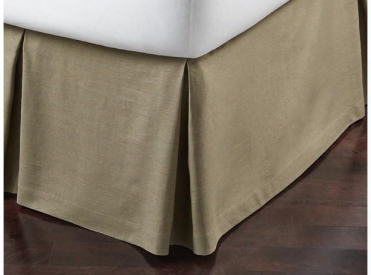 Peacock Alley Mandalay Linen Tailored California King Bed Skirt