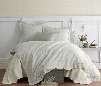Peacock Alley Marcella Jacquard King Duvet Cover in Mist