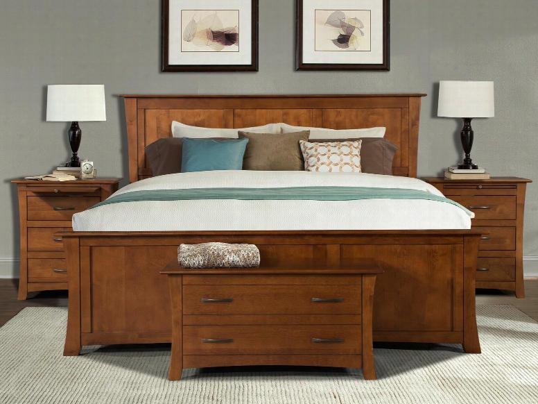 Aamerica Grant Park Queen Panel Bed