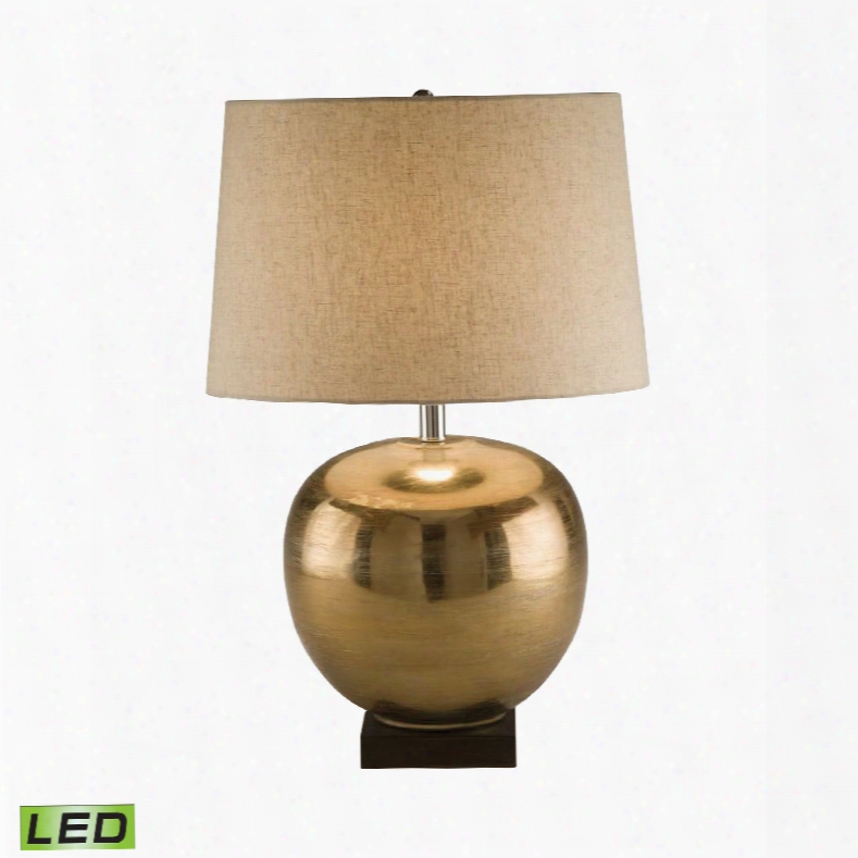Dimond Lighting Brass Ball Led Table Lamp