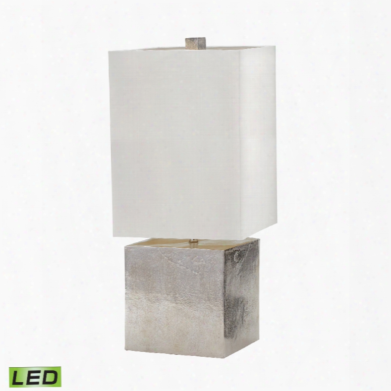 Dimond Lighting Ceent Cube 1-light Nickel Table Lamp