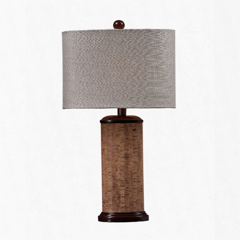 Dimond Lighting Cork 1-light Table Lamp In Brown