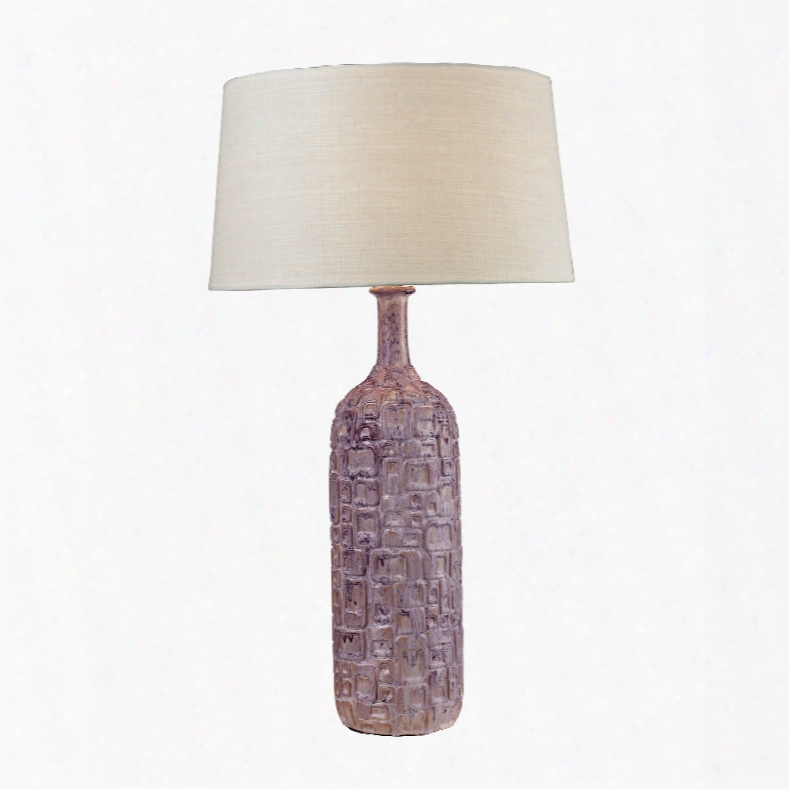 Dimond Lighting Cubist 1-light Table Lamp In Purple