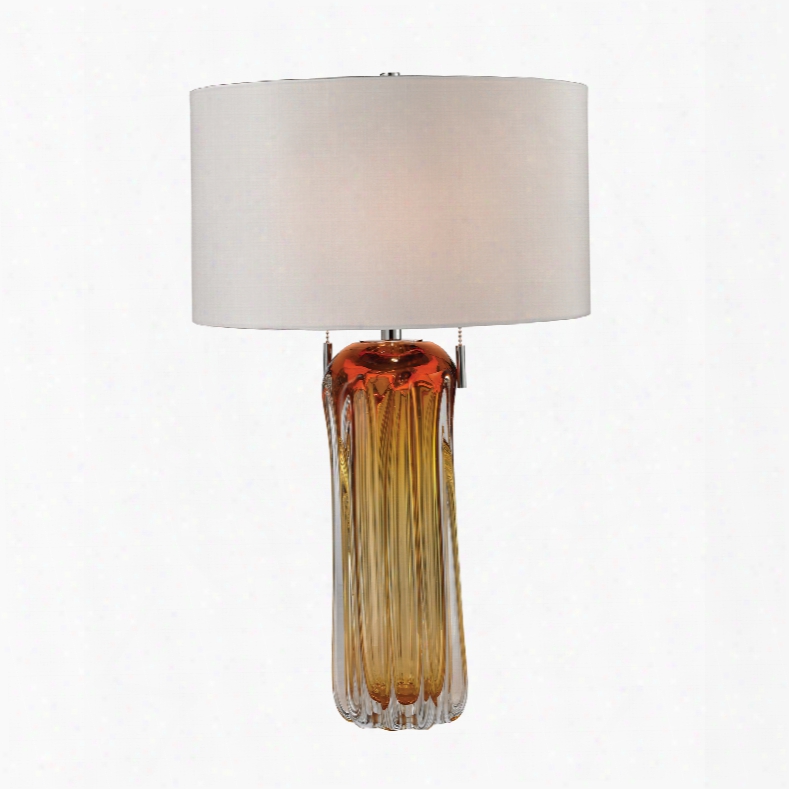 Dimond Lighting Ferrara 2-light Amber Table Lamp