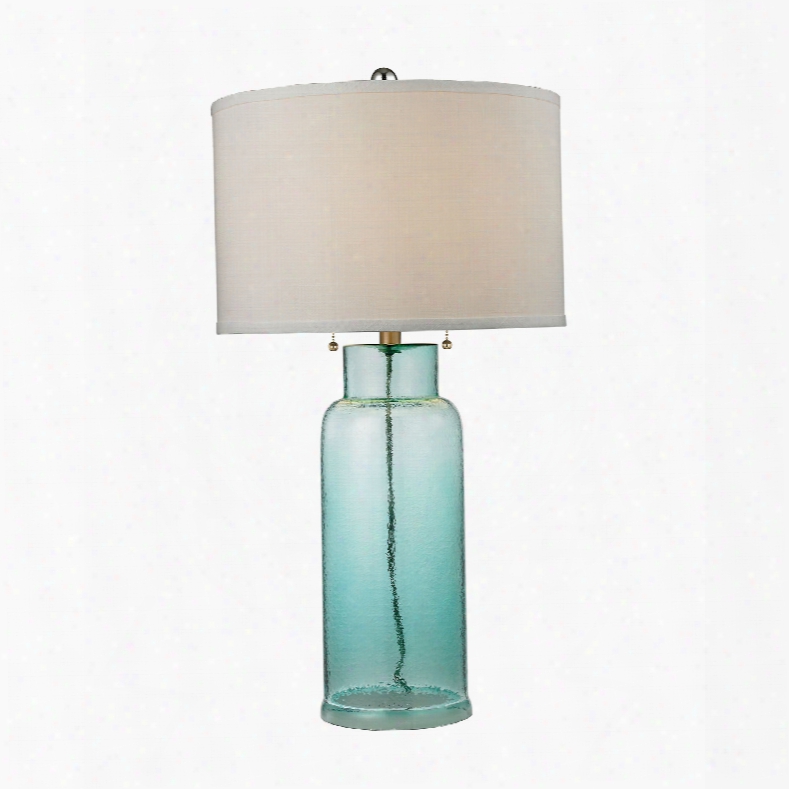 Dimond Lighting Glass Bottle 1-light Seafoam Green Table Lamp