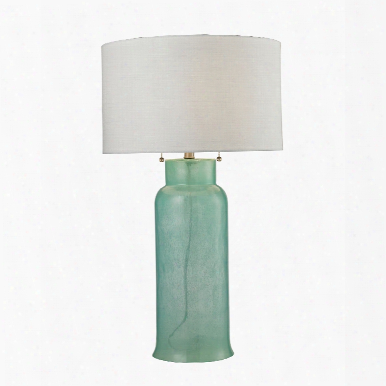 Dimond Lighting Glass Bottle Seafoam Green Table Lamp