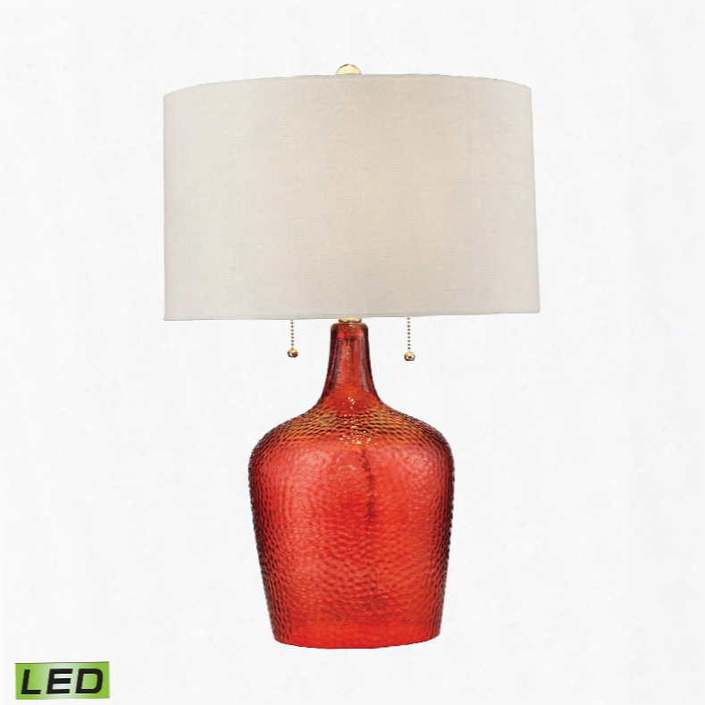 Dimond Lighting Hatteras 2-light Table Lamp In Blood Orange