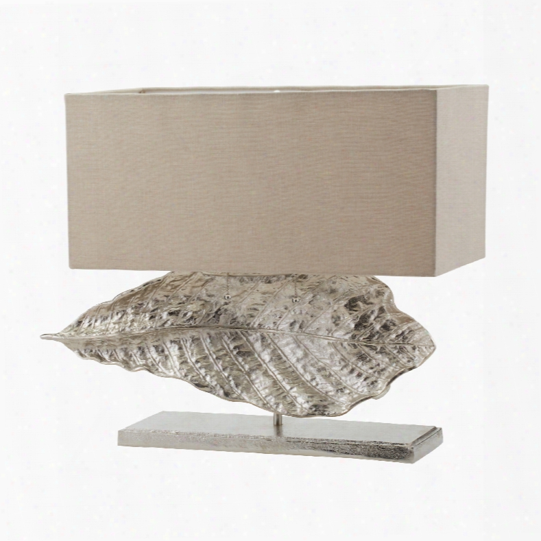 Dimond Lighting Leaf 2-light Table Lamp In Nickel