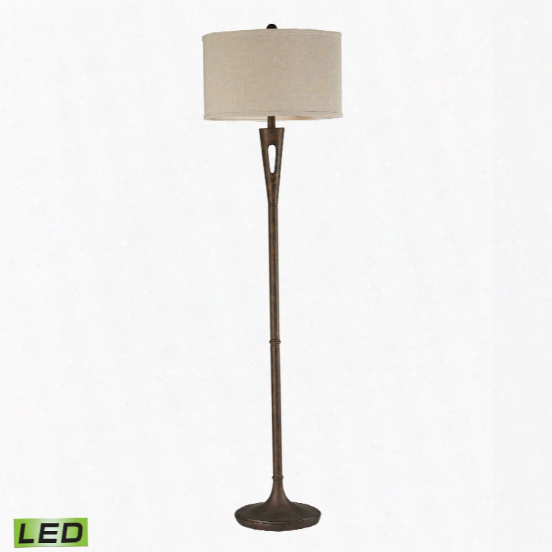 Dimond Lighting Martcliff 1-light Floor Lamp In Burnished Bronze